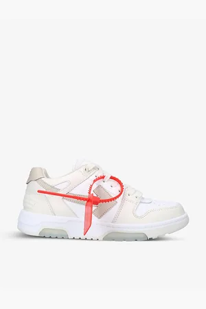 OFF-WHITE Womens Ooo Low-Top Leather Trainers Eur 41 / 8 Uk Women