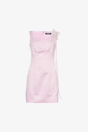 ROTATE Womens Floral-Motif Darted Woven Mini Dress 6