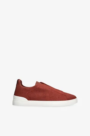 Ermenegildo Zegna Mens X3 Triple Stitch Woven Low-Top Trainers Eur 42 / 8 Uk Men