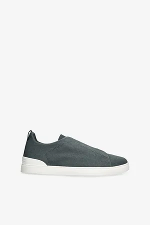 Ermenegildo Zegna Mens X3 Triple Stitch Woven Low-Top Trainers Eur 41 / 7 Uk Men