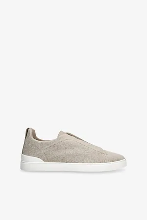 Ermenegildo Zegna Mens X3 Triple Stitch Woven Low-Top Trainers Eur 43 / 9 Uk Men