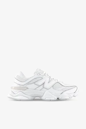 New Balance Mens 9060 Brand-Patch Leather and Mesh Low-Top Trainers Eur 38 / 4 Uk Men