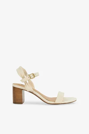 Dune Womens Jaliz Open-Toe Block-Heel Leather Sandals Eur 36 / 3 Uk Women