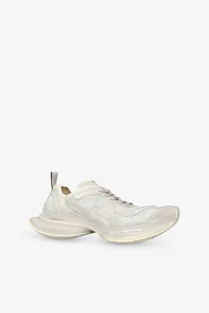Balenciaga Mens Circuit Faux-Leather and Mesh Low-Top Trainers Eur 40 / 6 Uk Men