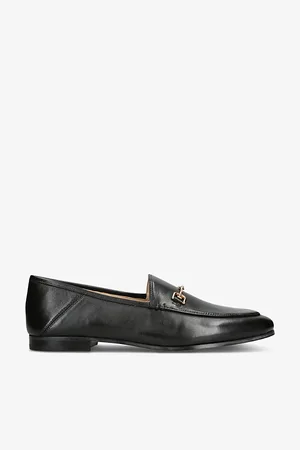 Sam Edelman Womens Loraine Almond-Toe Leather Loafers Eur 35.5/2.5 Uk Women