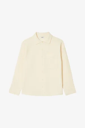 Sandro Womens Patch-Pocket Oversized Knitted Shirt L