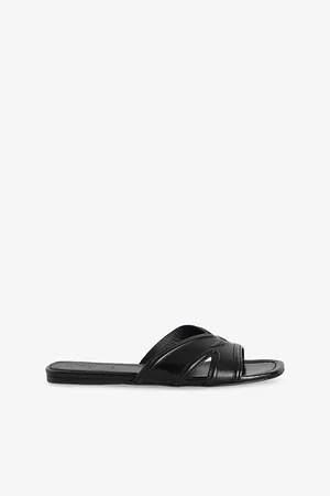 Zadig & Voltaire Womens Azora Leather Mules Eur 37 / 4 Uk Women