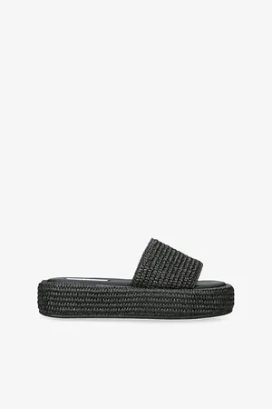 Steve Madden Womens Beachy Raffia Platform Slides Eur 36 / 3 Uk Women