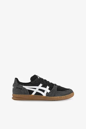 Asics Womens Skyhand Suede Low-Top Trainers 3.5