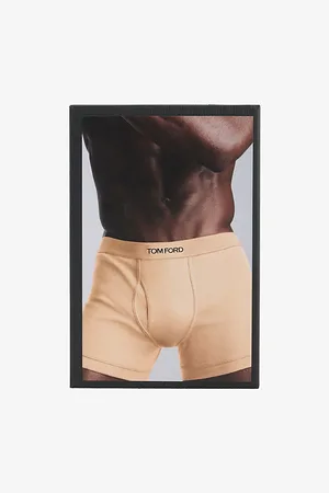 Tom Ford Mens Logo-Waistband Classic-Fit Stretch Cotton-Jersey Boxers S