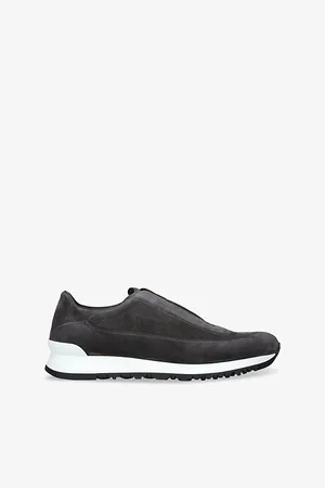 JOHN LOBB Mens Lift Suede Low-Top Trainers Eur 40 / 6 Uk Men