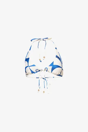 Seafolly Womens Sunray Long Line Halter Bikini Top 8
