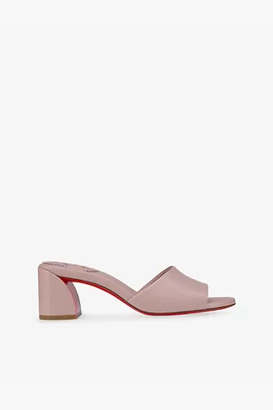 Christian Louboutin Womens Jane 55 Leather Mules Eur 36 / 3 Uk Women