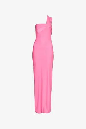 OTTOLINGER Womens Asymmetric Sleeveless Scuba Stretch-Woven Maxi Dress Xs