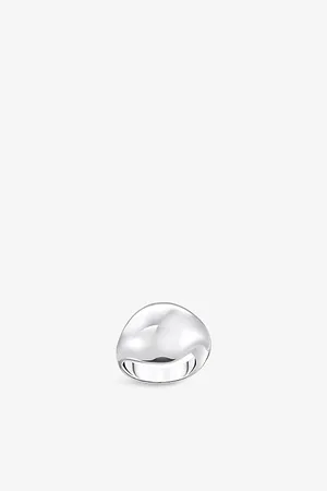 Thomas Sabo Womens Organic Drop-Shape 925 Sterling Ring 52mm