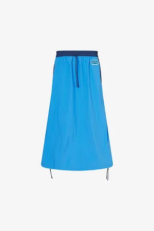 HONOR THE GIFT Womens Sport Utility Drawstring Woven Midi Skirt Xs