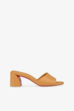 Christian Louboutin Womens Jane 55 Leather Mules Eur 36 / 3 Uk Women