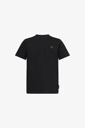 Moose Knuckles Mens Crescent Brand-Plaque Cotton-Jersey T-Shirt S
