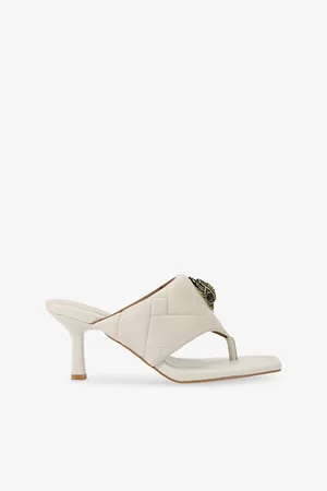 Kurt Geiger Womens Puff Leather Heeled Sandals Eur 36 / 3 Uk Women