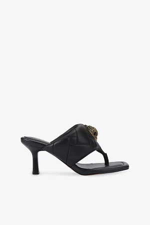 Kurt Geiger Womens Puff Leather Heeled Sandals Eur 36 / 3 Uk Women