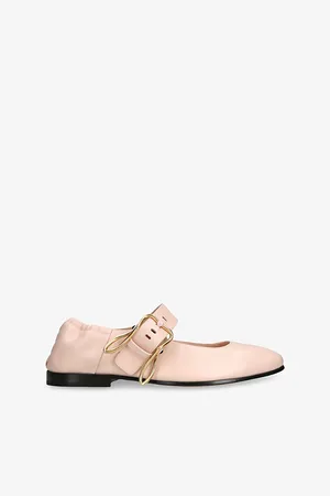 Bottega Veneta Womens Astaire Mary-Jane Ballerina Leather Flats Eur 38/5 Uk Women