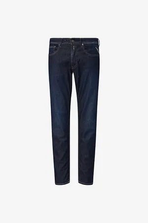 Replay Mens Willbi X-Lite Plus Tapered-Leg Slim-Fit Stretch-Denim Jeans 30/30