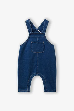 Benetton Patch-Pocket Stretch Cotton-Blend Dungarees 1-18 Months 1-3 Months