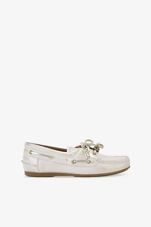 Kurt Geiger Womens Chelsea Tie Moccasin Leather Shoes Eur 36 / 3 Uk Women