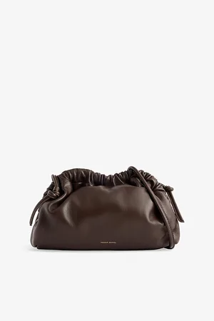 Mansur Gavriel Womens Cloud Mini Leather Clutch Bag