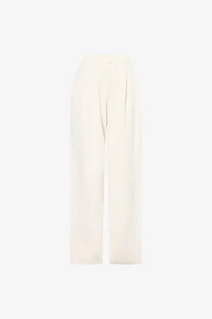 DRIES VAN NOTEN Womens Hartia Wide-Leg Relaxed Cotton-Jersey Jogging Bottoms Xs