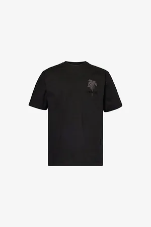 Only the Blind Mens Brand-Embroidered Crewneck Cotton-Jersey T-Shirt M