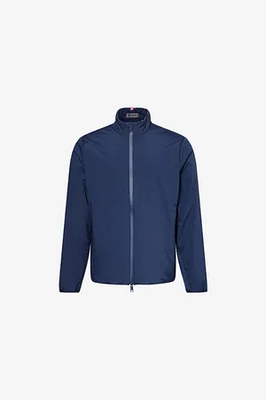 G/FORE Mens The Maverick Hybrid Funnel-Neck Stretch-Woven Jacket S