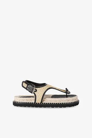 Castaner Womens Tamesis 104 Raffia and Leather Sandals Eur 38/5 Uk Women