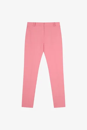 LK Bennett Womens Aimee Tapered-Leg Petite Woven Trousers 8