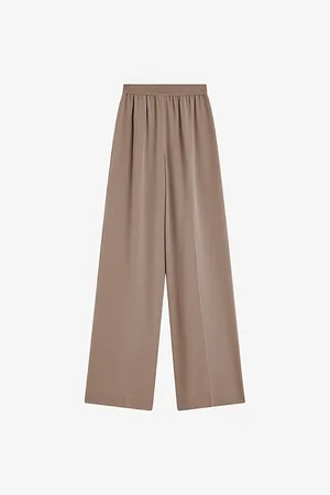 Joseph Womens Hulin Wide-Leg Silk Trousers 6