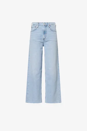 AGOLDE Womens Ren Wide-Leg Denim Jeans 23