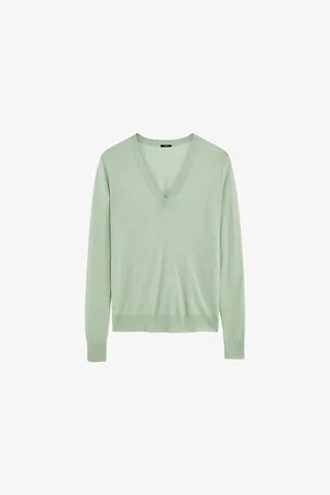 Joseph Womens Cashair V-Neck Cashmere Jumper L