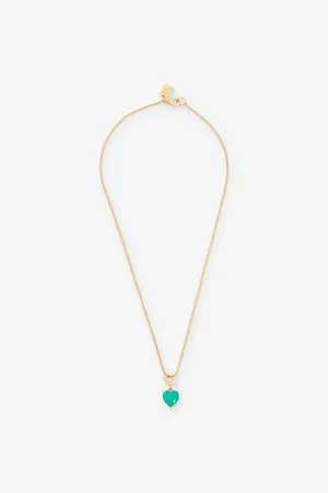 Crystal Haze Womens Forever Yours 18ct Yellow Gold-Plated Brass and Cubic Zirconia Pendant Necklace