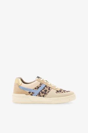 AllSaints Womens Vix Suede-Leather Low-Top Trainers Eur 37 / 4 Uk Women