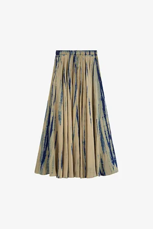 Joseph Womens Sully Tie-Dye Silk Maxi Skirt 6