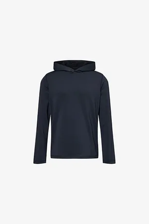 G/FORE Mens Brushed-Back Tech Stretch-Woven Hoody M