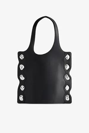 PUBLISHED BY Womens Side Stone Leather Tote Bag