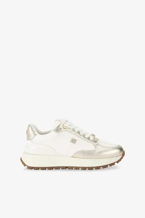 Kurt Geiger Womens Louisa Faux-Leather Low-Top Trainers Eur 36 / 3 Uk Women