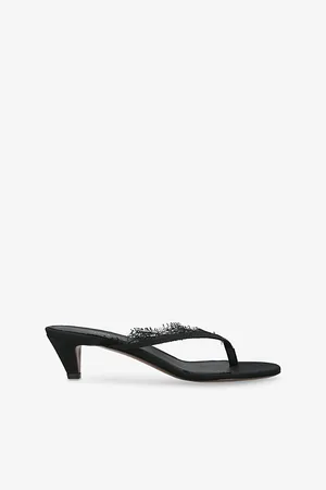 Neous Womens Kalliope Lace-Trim Heeled Sandals Eur 36 / 3 Uk Women