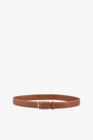 Sandro Mens Engraved Leather Belt 36