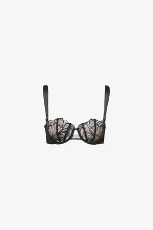 Calvin Klein Womens Ck Underwired Balconette Floral Lace Bra 30D