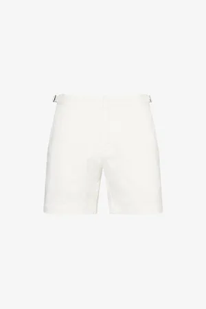 Orlebar Brown Mens Bulldog Regular-Fit Stretch-Cotton Shorts 28