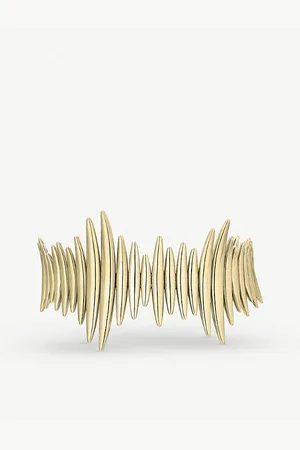 SHAUN LEANE Quill Yellow Gold-Plated Vermeil On Silver Bracelet