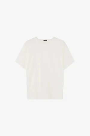 Joseph Womens Comfort Cotton Round-Neck Cotton-Jersey T-Shirt M