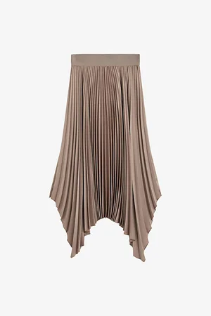 Joseph Womens Ade Pleated Crepe Midi Skirt 6